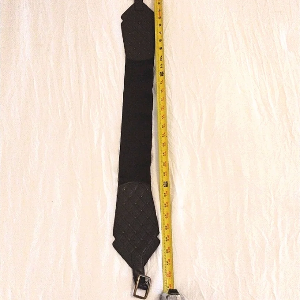 BELT 'Puff Quilt' Faux‎ Leather BROWN 33